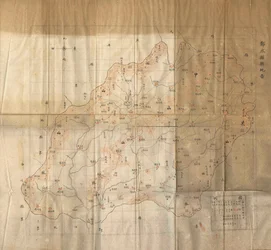 Karte des Landkreises Linshui